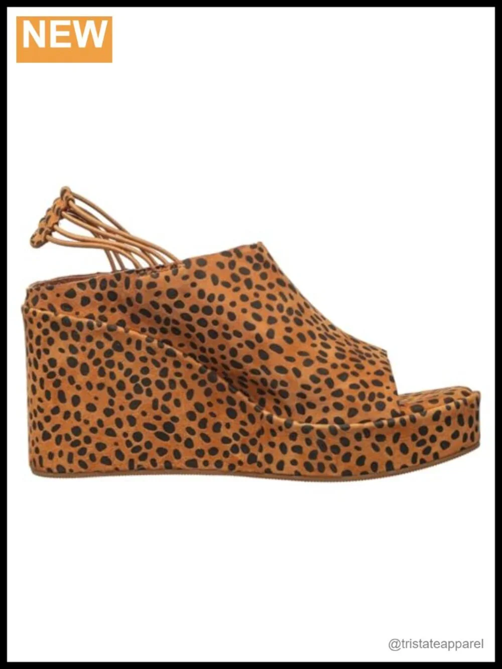 Suede Platform Slingback Sandals Open Toe Slip On